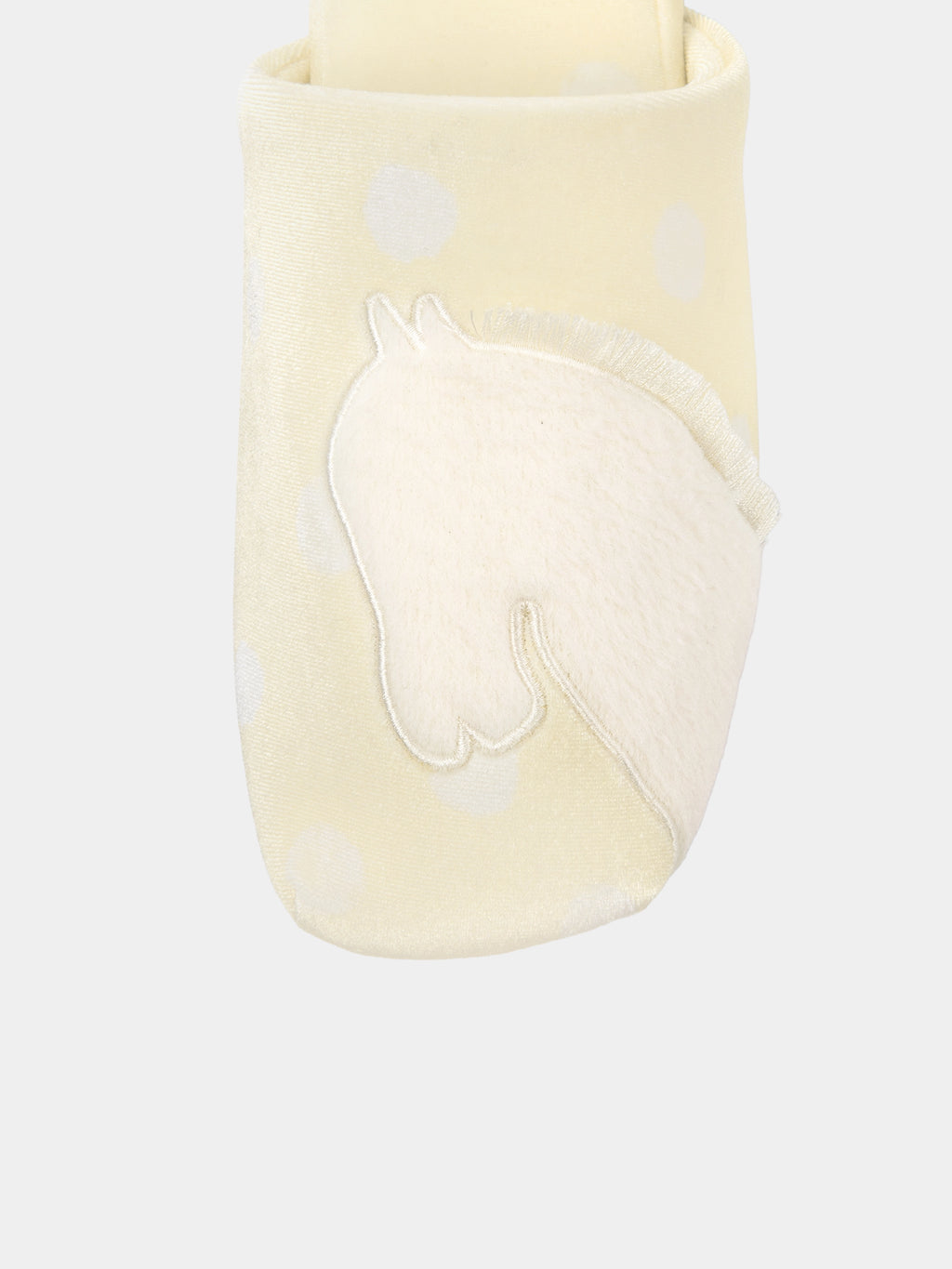 "Year of the Horse" Velvet Slippers – Polka Dot Horse