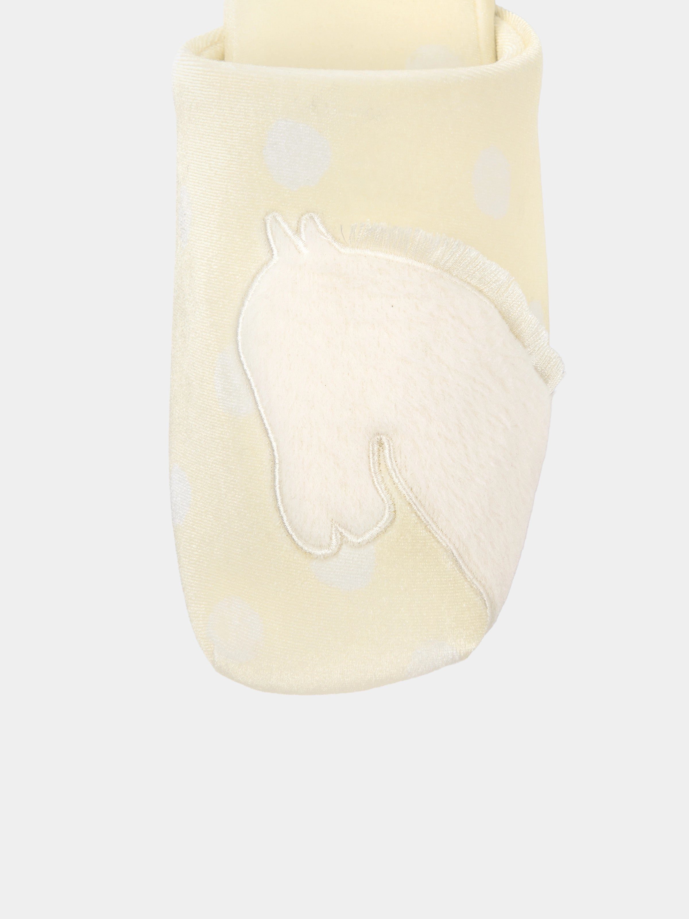 "Year of the Horse" Velvet Slippers – Polka Dot Horse
