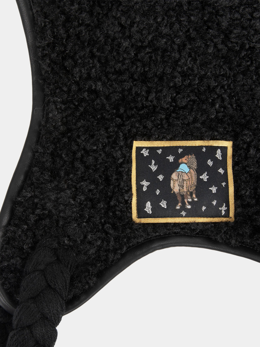 "Year of the Horse" Fuzzy Hat – Lucky Black