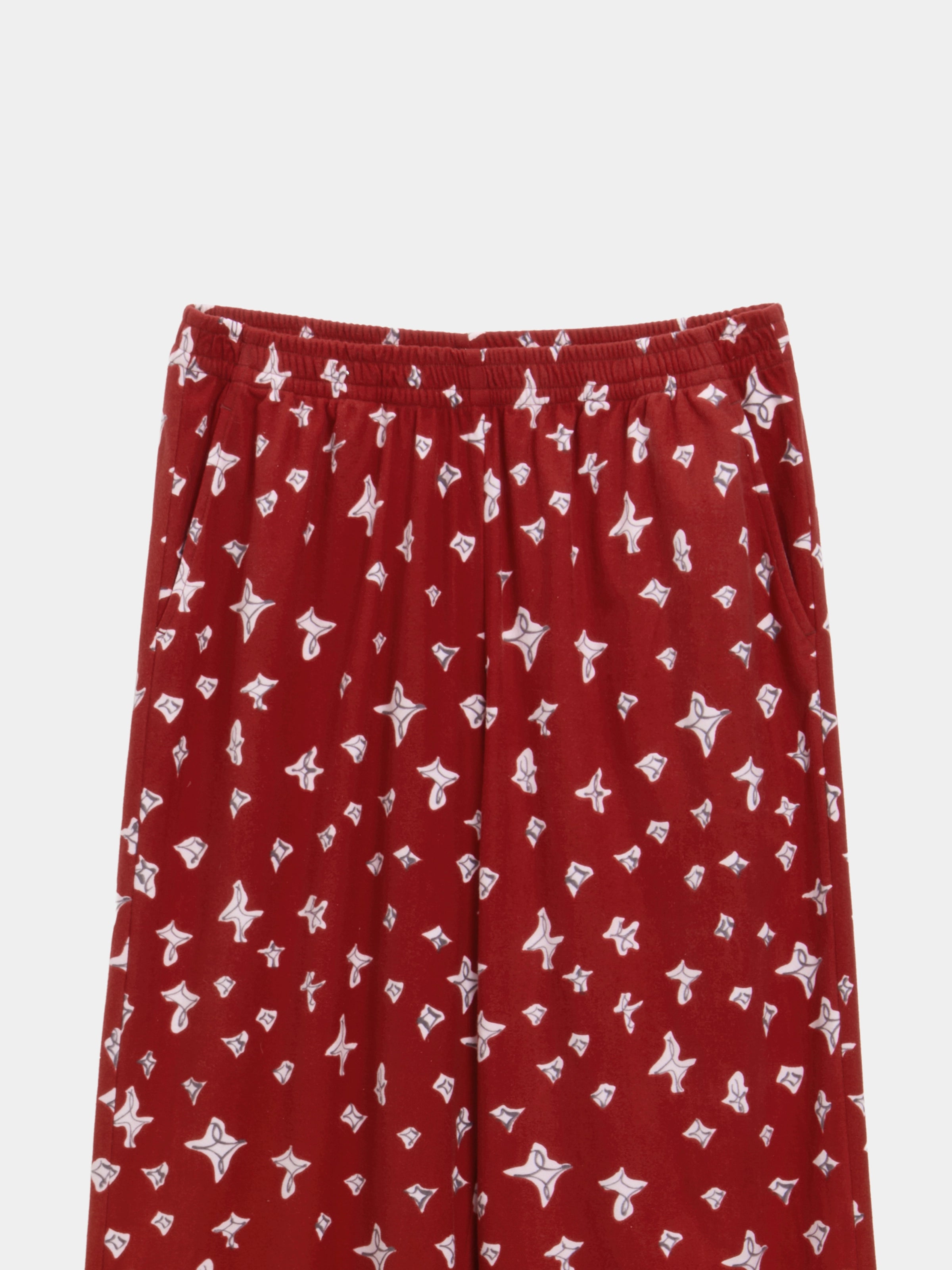 "Year of the Horse" Polar Fleece Loungewear Set – Fortune Red