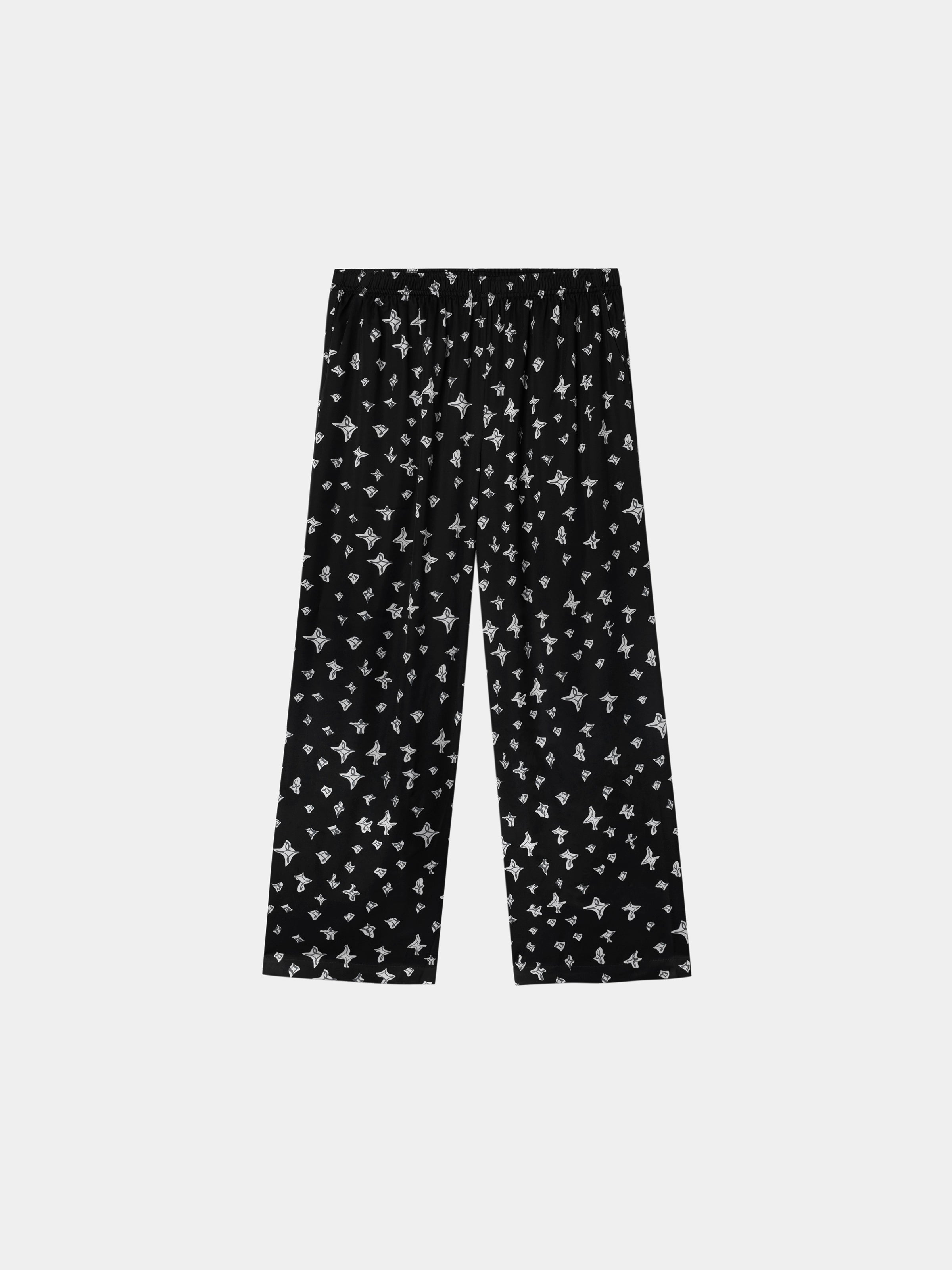 "Year of the Horse" Satin Loungewear Set – Lucky Black