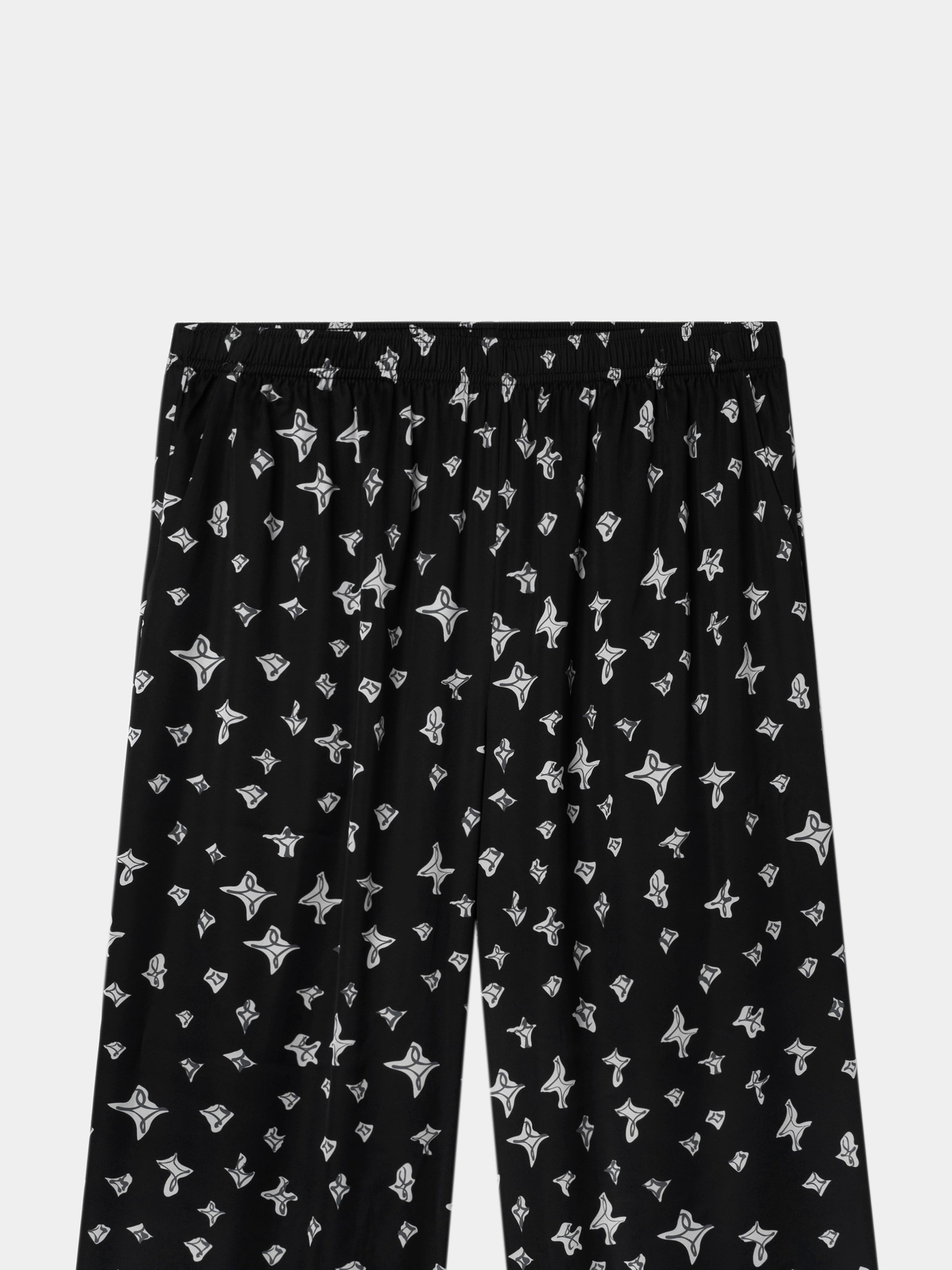 "Year of the Horse" Satin Loungewear Set – Lucky Black