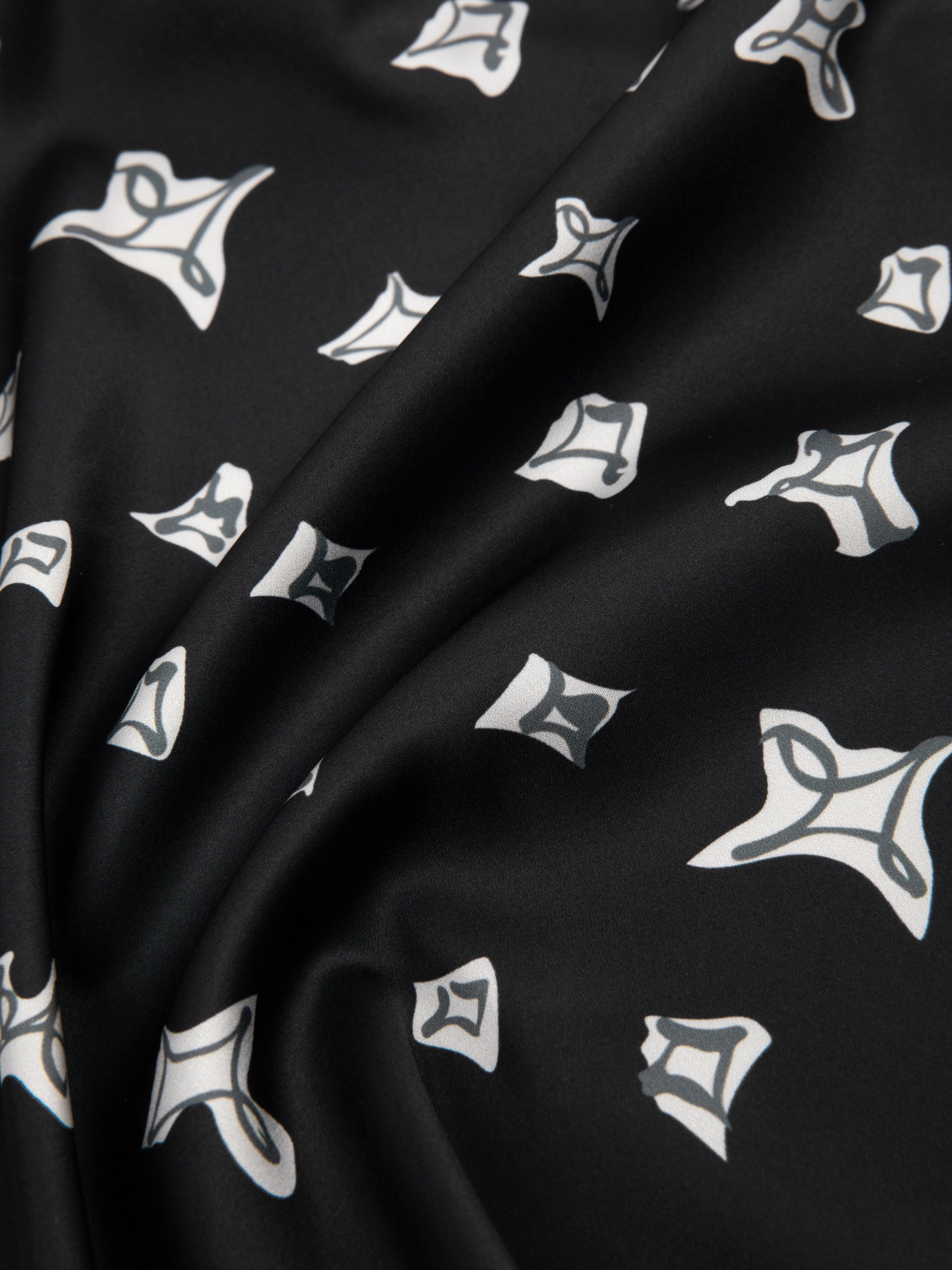 "Year of the Horse" Satin Loungewear Set – Lucky Black
