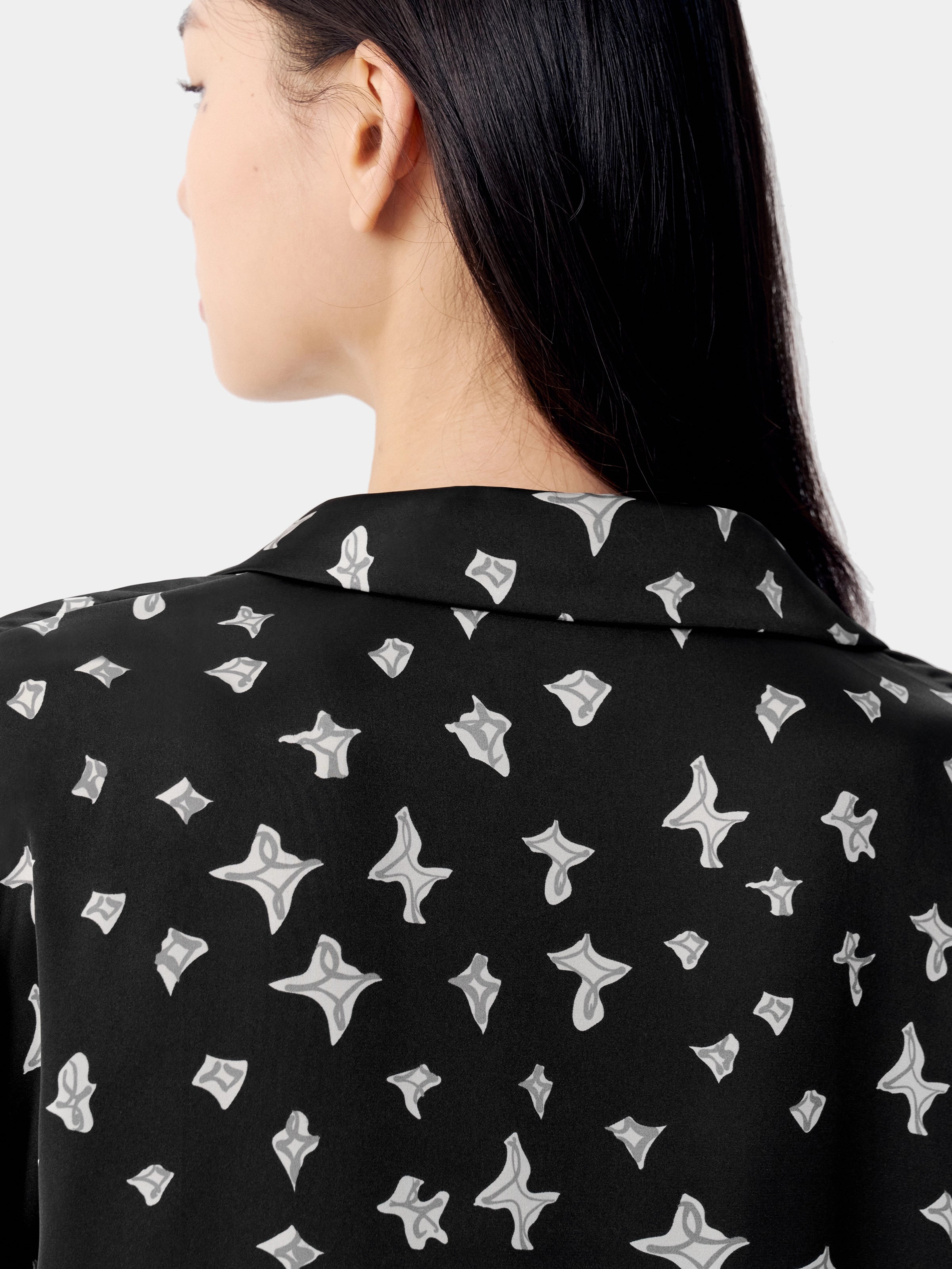 "Year of the Horse" Satin Loungewear Set – Lucky Black