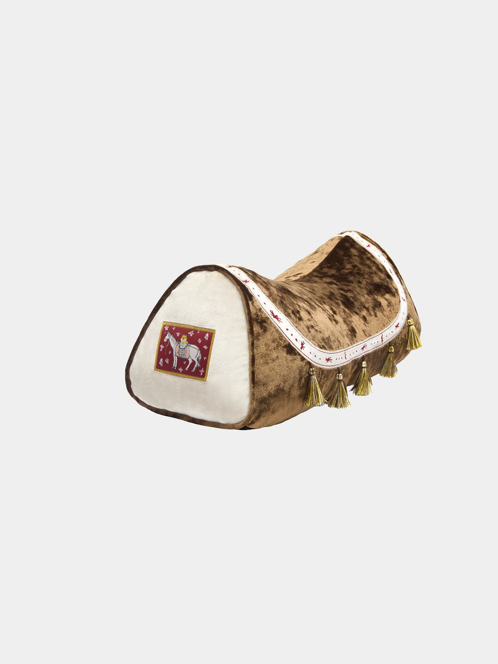 "Year of the Horse" Velvet Buckwheat Pillow – Fortune Red