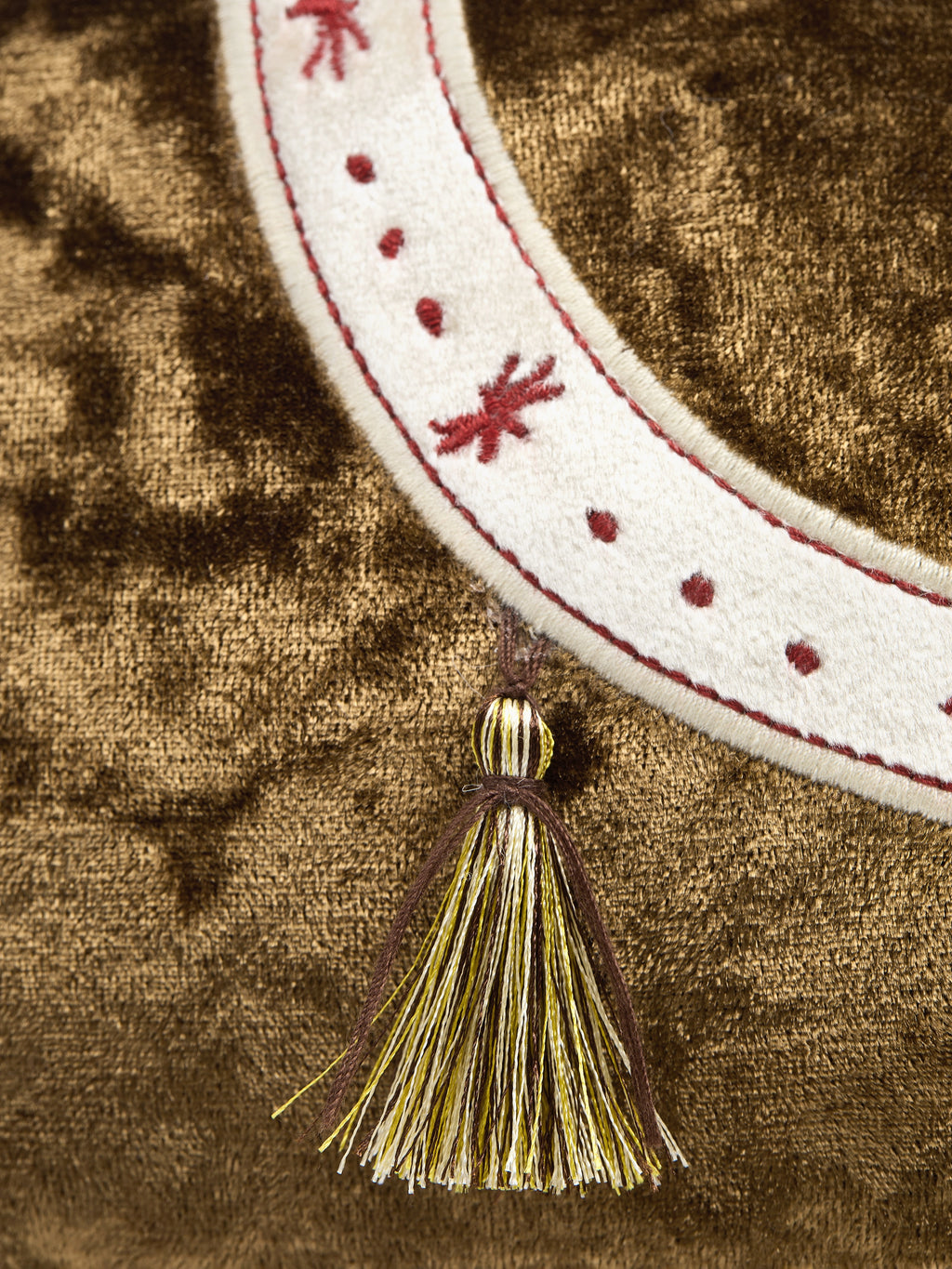 "Year of the Horse" Velvet Buckwheat Pillow – Fortune Red