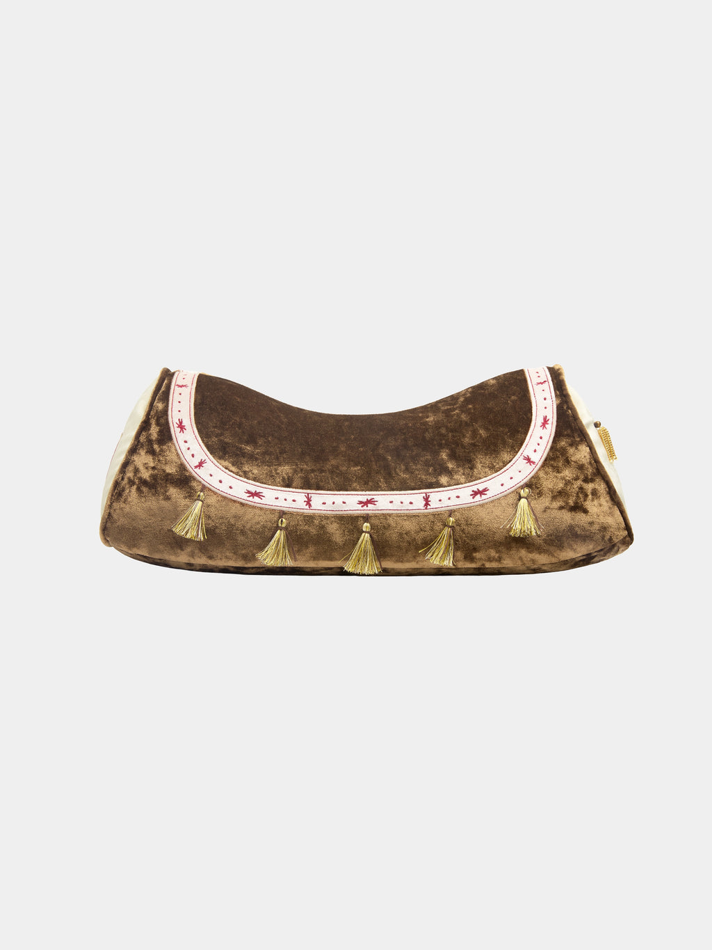 "Year of the Horse" Velvet Buckwheat Pillow – Fortune Red