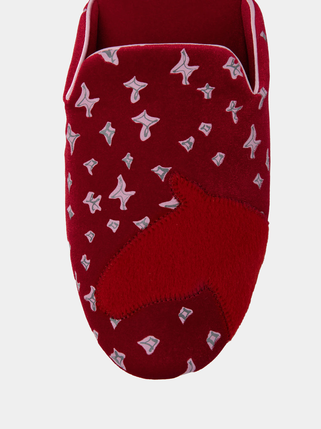"Year of the Horse" Velvet Loafer Slippers – Fortune Red